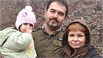 Der Iraner Soheil Arabi mit Frau und Kind Foto: Privat Der Iraner Soheil Arabi mit Frau und Kind Foto: Privat