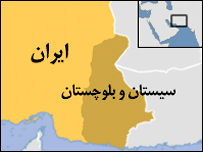 نقشه استان سیستان و بلوچستان